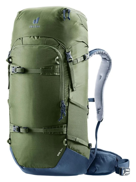 Zdjęcie produktu Deuter Plecak "Rise 34+" w kolorze oliwkowym na rakiety śnieżne - 28 x 72 x 23 cm rozmiar: onesize