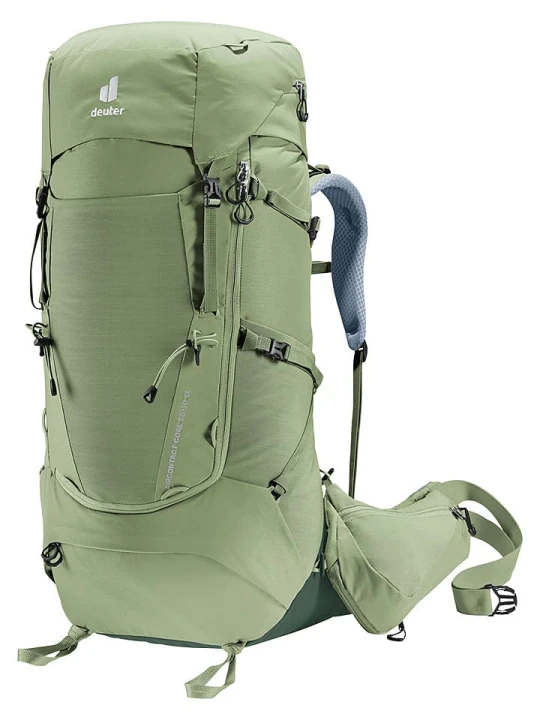 Zdjęcie produktu Deuter Plecak turystyczny "Aircontact Core 55+10" w kolorze zielonym - 32 x 79 x 27 cm rozmiar: onesize