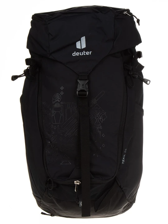 Zdjęcie produktu Deuter Plecak turystyczny "Trail 24" w kolorze czarnym - 30 x 50 x 15 cm rozmiar: onesize