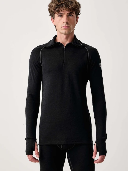 Zdjęcie produktu Devold bluza funkcyjna męska wełniana Expedition Merino czarny