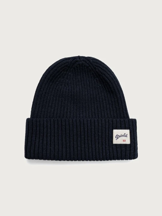 Zdjęcie produktu Devold czapka beanie z wełny merino Archive Wool granatowy