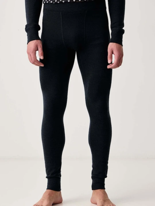 Zdjęcie produktu Devold legginsy termoaktywne męskie wełniane Signature Merino granatowy