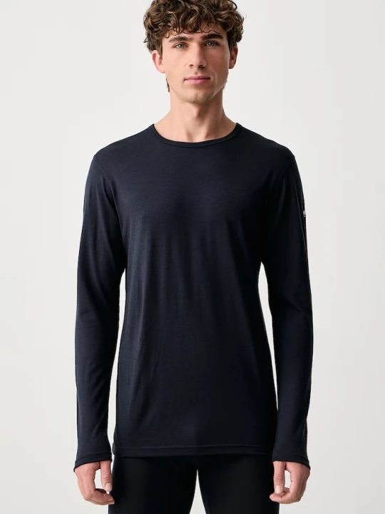 Zdjęcie produktu Devold longsleeve funkcyjny męski wełniany Breeze Plus Merino granatowy