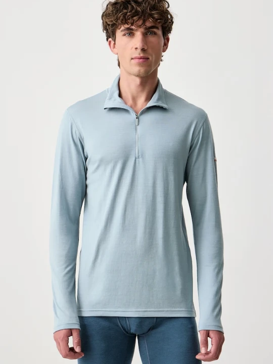 Zdjęcie produktu Devold longsleeve funkcyjny męski wełniany Breeze Plus Merino niebieski