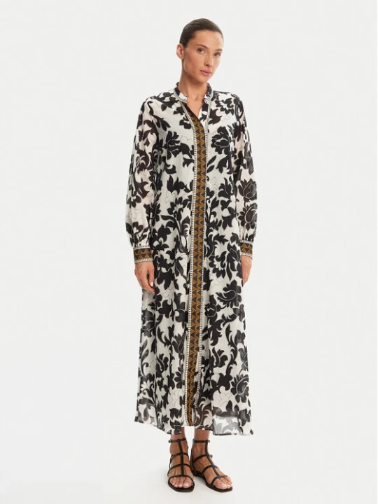 Zdjęcie produktu Devotion TWINS Sukienka letnia Armoni 025.306G Czarny Loose Fit