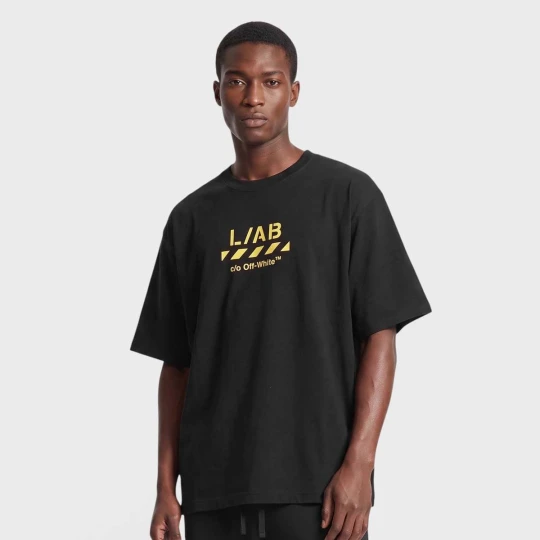 Zdjęcie produktu Diag Garment Wash Short Sleeve Tee Off White czarny