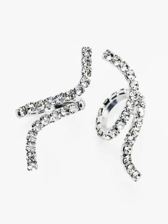 Zdjęcie produktu Pierścionki Diamond Chain Patrizia Pepe srebrny