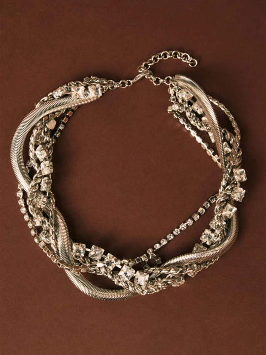 Zdjęcie produktu Naszyjnik Diamond Chain Patrizia Pepe srebrny
