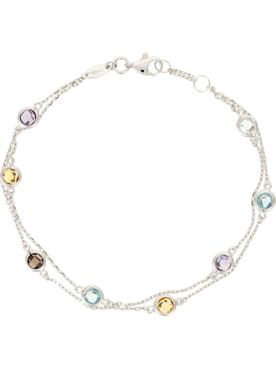 Zdjęcie produktu DIAMOND & CO Złota bransoletka "Colormix" z elementami ozdobnymi rozmiar: onesize