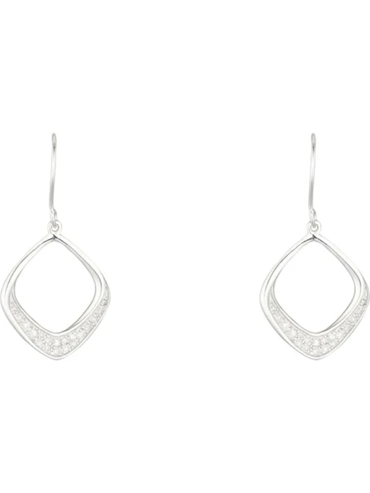 Zdjęcie produktu DIAMOND & CO Złote kolczyki "Baisha" z diamentami rozmiar: onesize srebrny