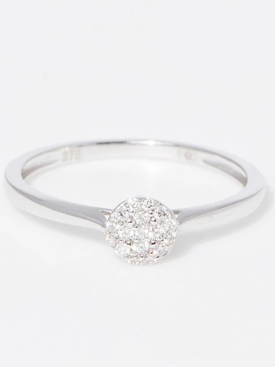 Zdjęcie produktu DIAMOND & CO Złoty pierścionek "Mon Unique" z diamentami rozmiar: 52 srebrny