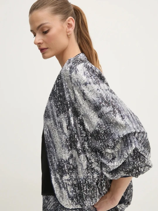 Zdjęcie produktu DIANE VON FURSTENBERG marynarka srebrny