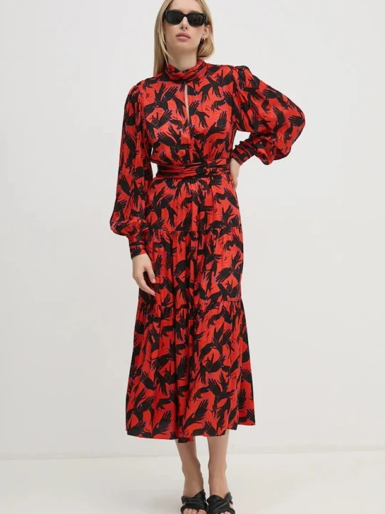 Zdjęcie produktu DIANE VON FURSTENBERG sukienka czerwony