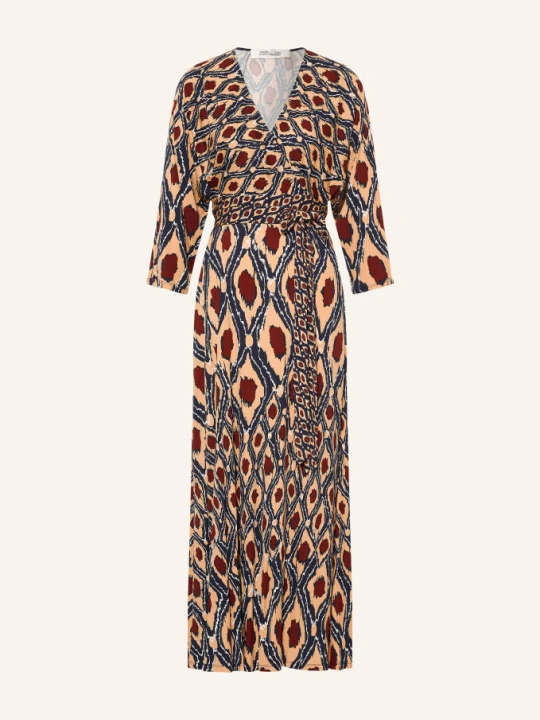 Zdjęcie produktu Diane Von Furstenberg Sukienka Ivara W Stylu Kopertowym Z Rękawami 3 / 4 beige