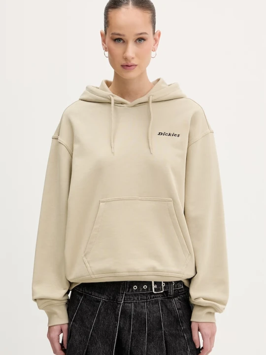 Zdjęcie produktu Dickies bluza z kapturem damska bawełniana zielony
