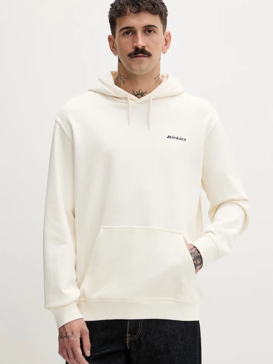 Zdjęcie produktu Dickies bluza z kapturem męska z bawełny beżowy