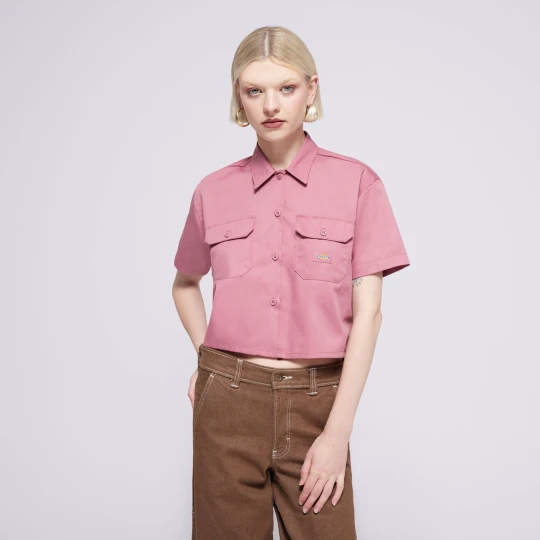 Zdjęcie produktu Dickies Koszula Work Shirt Cropped Ss W fioletowy