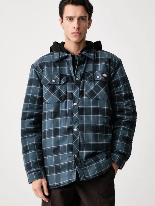 Zdjęcie produktu Dickies kurtka koszulowa męska bawełniana turkusowy