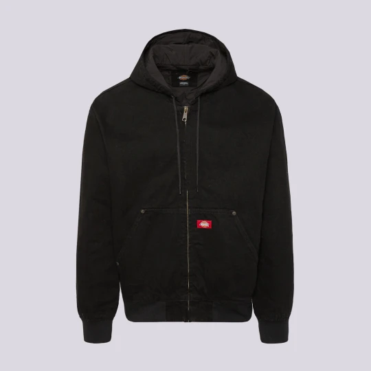Zdjęcie produktu Dickies Kurtka Zimowa Hilham Lined Denim Hooded Bomber czarny