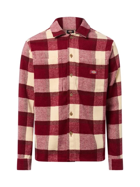 Zdjęcie produktu Dickies koszula flanelowa z zawartością wełny - Plaid Coaling Mężczyźni Comfort Fit czerwony