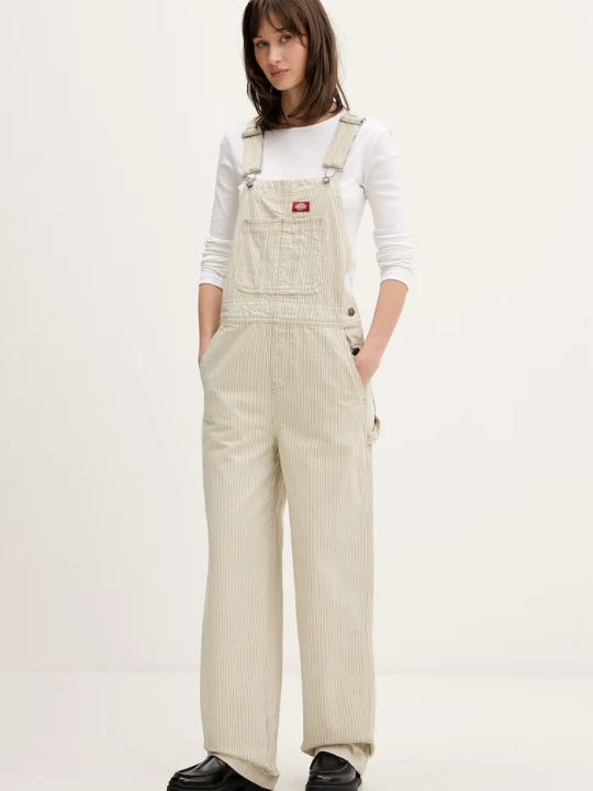 Zdjęcie produktu Dickies ogrodniczki męskie bawełniane beżowy