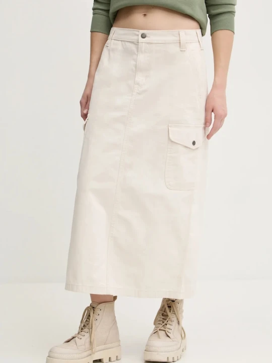Zdjęcie produktu Dickies spódnica bawełniana DUCK CANVAS beżowy