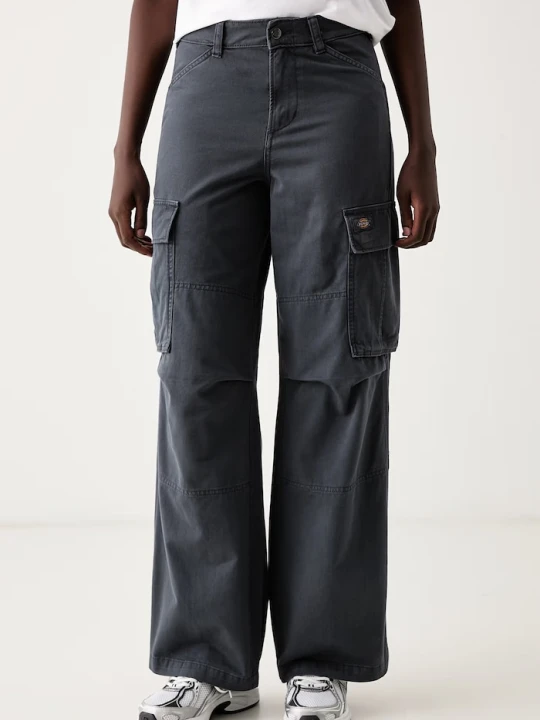 Zdjęcie produktu Dickies spodnie cargo damskie bawełniane szary
