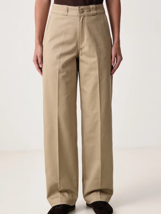 Zdjęcie produktu Dickies spodnie damskie bawełniane beżowy