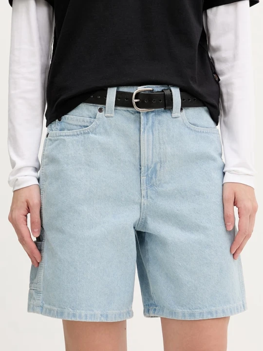 Zdjęcie produktu Dickies szorty damskie jeansowe niebieski