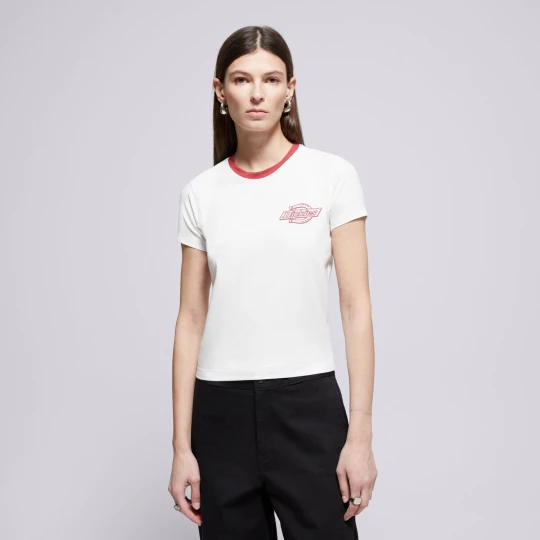 Zdjęcie produktu Dickies T-Shirt Plainville Ringer Tee W biały