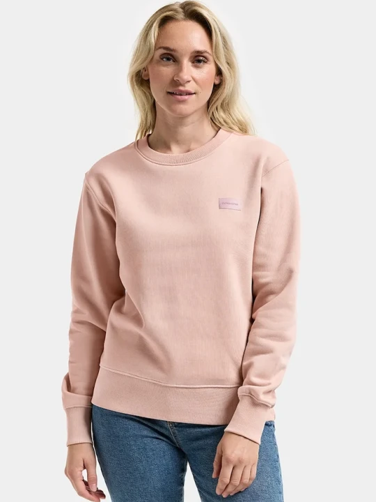 Zdjęcie produktu Didriksons bluza damska z bawełną CALLIE różowy