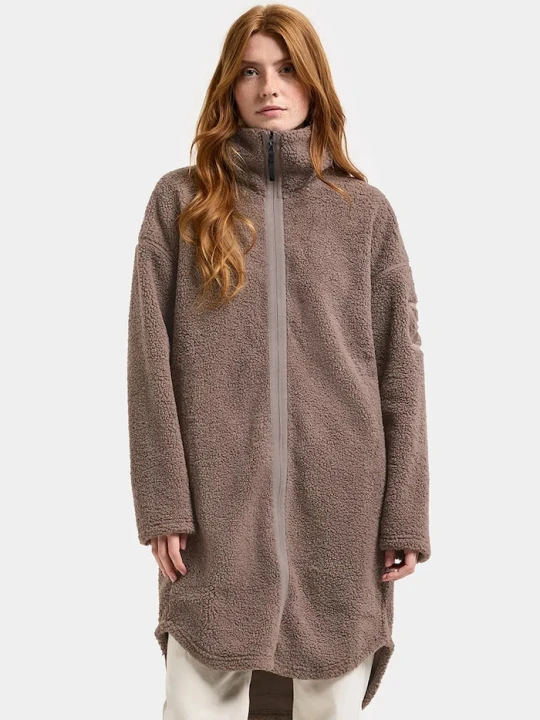 Zdjęcie produktu Didriksons bluza rozpinana damska polarowa JILL brązowy
