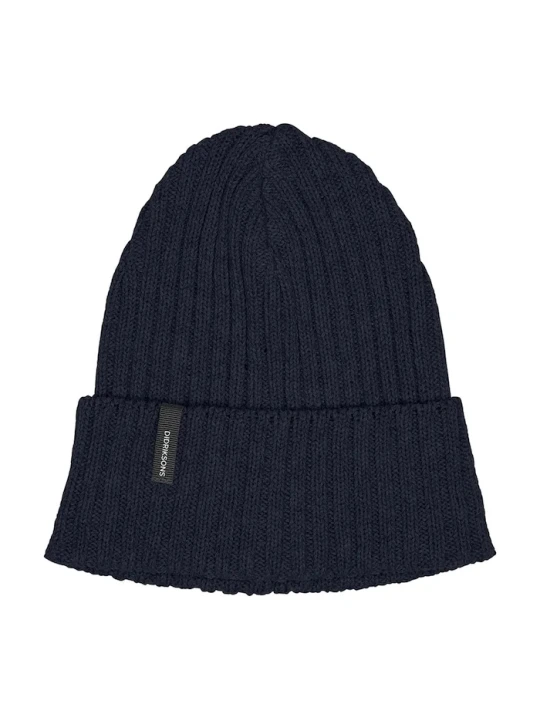 Zdjęcie produktu Didriksons czapka beanie bawełniana DELMAR granatowy