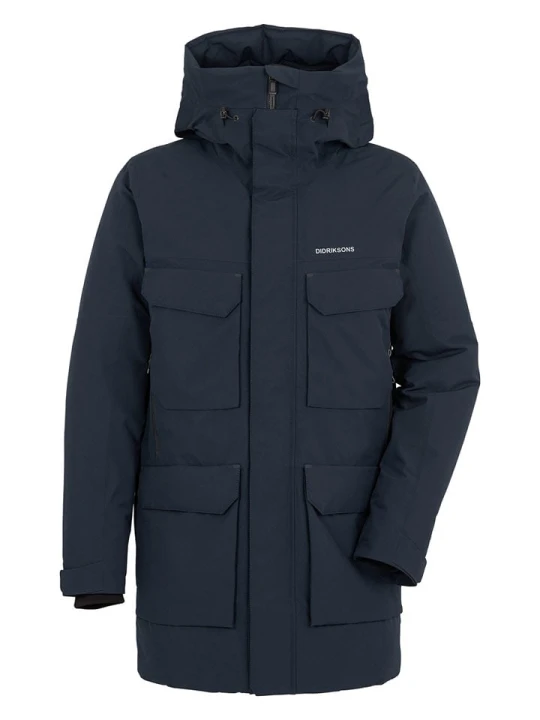 Zdjęcie produktu Didriksons Parka "Drew" w kolorze granatowym rozmiar: S