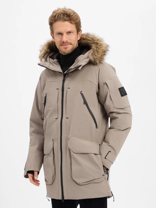 Zdjęcie produktu Didriksons Parka - Zeus Mężczyźni Sztuczne włókno beżowy