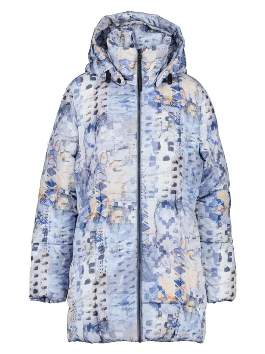 Zdjęcie produktu Didriksons Parka "Sia Aop" w kolorze niebieskim rozmiar: 36 / 38