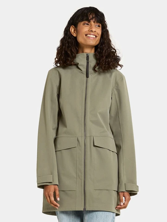 Zdjęcie produktu Didriksons Parka softshellowa "Fredrika" w kolorze khaki rozmiar: 34