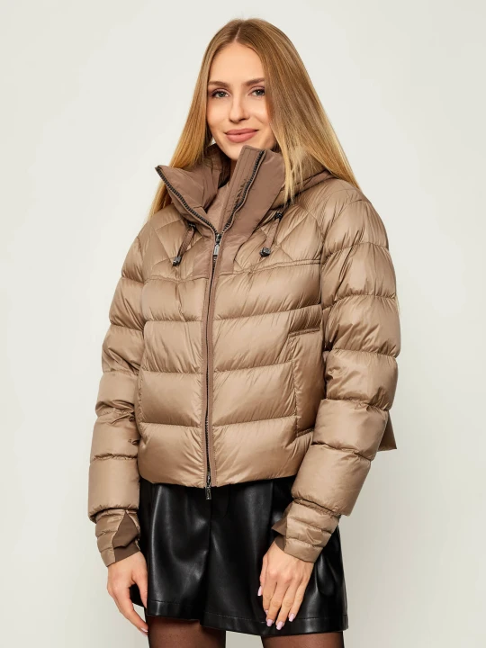 Zdjęcie produktu Diego M Puchowa kurtka | Relaxed fit beżowy