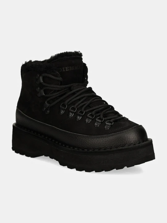 Zdjęcie produktu Diemme botki nubukowe Sesto Shearling czarny