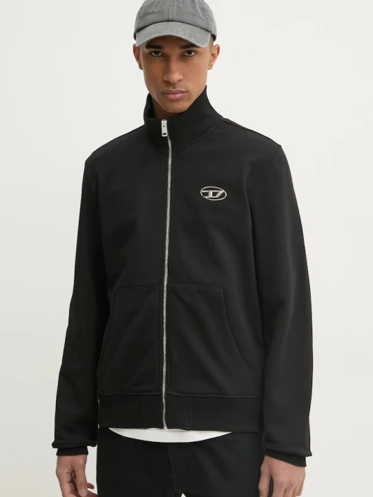 Zdjęcie produktu Diesel bluza S-GINNI-ZIP-OD SWEAT-SHIRT czarny