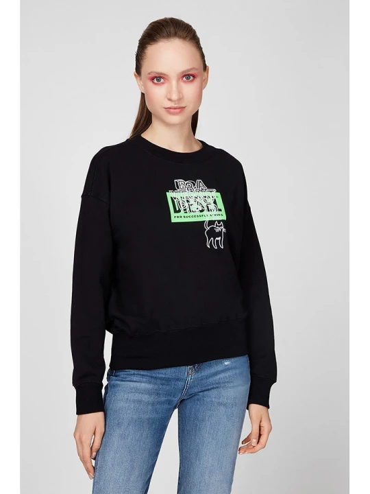 Zdjęcie produktu Diesel Clothes Bluza w kolorze czarnym rozmiar: XXS