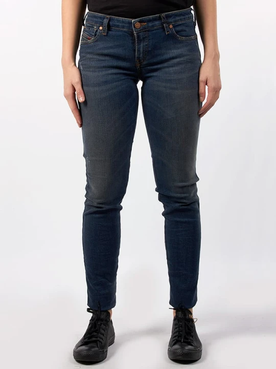 Zdjęcie produktu Diesel Clothes Dżinsy "Gracey"- Slim fit - w kolorze granatowym rozmiar: W24 / L32