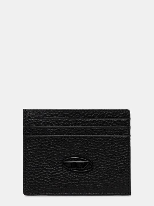 Zdjęcie produktu Diesel etui na karty skórzane HISSU EVO CARD CASE czarny