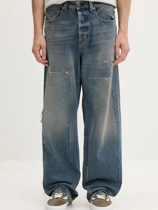 Zdjęcie produktu Diesel jeansy relaxed fit męskie 2001 D-MACRO L.32 niebieski