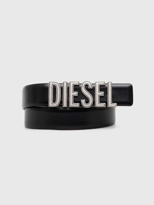 Zdjęcie produktu Diesel pasek damski skórzany czarny