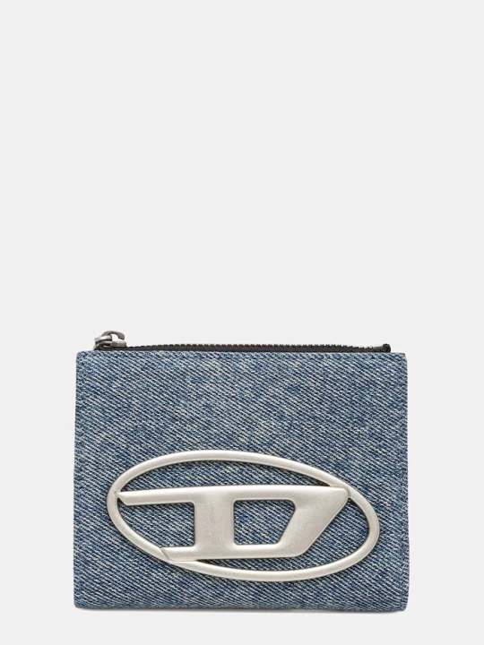 Zdjęcie produktu Diesel portfel bawełniany 1DR 1DR BI-FOLD ZIP II niebieski