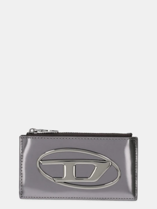 Zdjęcie produktu Diesel portfel skórzany 1DR 1DR CARD HOLDER III szary