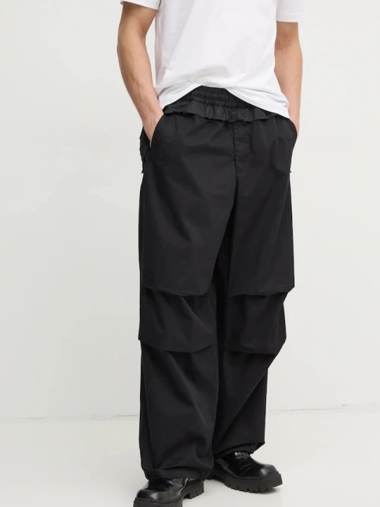 Zdjęcie produktu Diesel spodnie bawełniane P-GUSTAF TROUSERS czarny