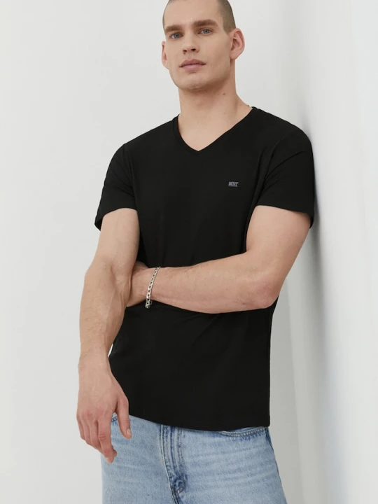 Zdjęcie produktu Diesel t-shirt bawełniany 3-pack czarny