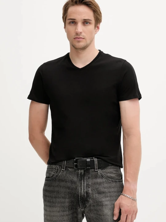Zdjęcie produktu Diesel t-shirt bawełniany MICHAEL-D-BOX-3PACK 3-pack czarny